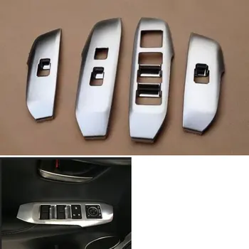 

4pcs Car Interior ABS Door Window Switch Panel Trim Cover Frame Decoration For Lexus NX LHD NX300h NX200T 2015 2016