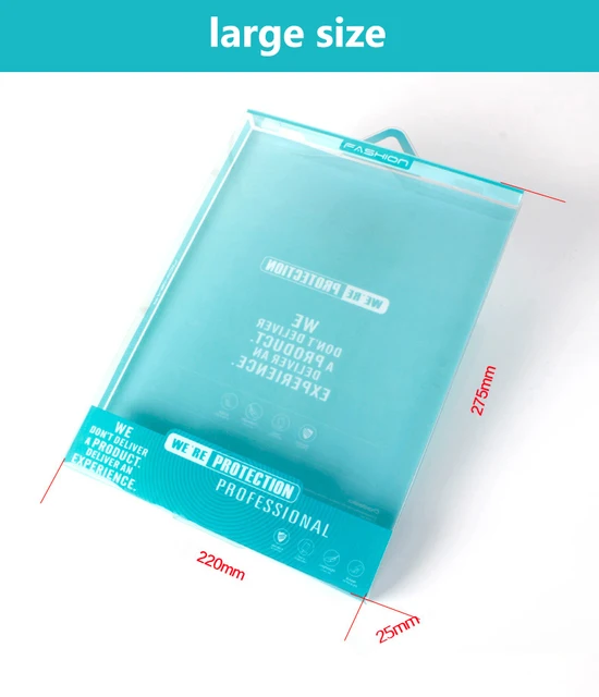 100pcs/lot For Tablet Cover Custom Packaging PVC Plastic Package for