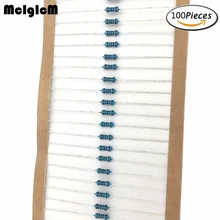 MCIGICM 100pcs 1/4W Metal film resistor resistors 47K 100K 150K 220K 0.33-2.2M ohm 100pcs 1206 47k 47k ohm 1% smd resistor