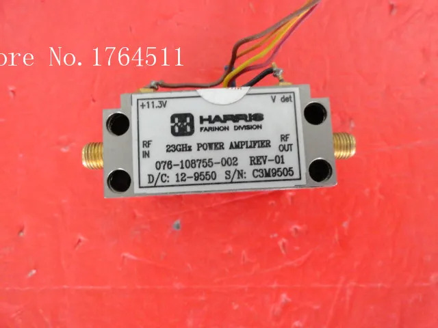 

[BELLA] HARRIS 076-108755-002 23GHz 11.3V SMA amplifier supply