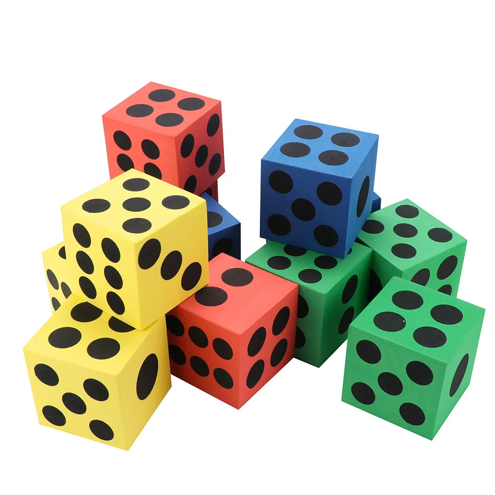 

Math Toys Giant EVA Foam Dice Six Sided Spot Dice Block Kid Game Soft Learn Play Blocks Funny Interesting Toy For party 2019