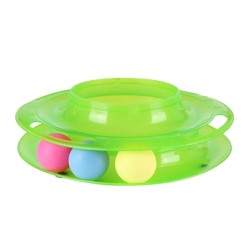 Trilaminar Pet Toys Cat Track Ball Dish Funny Disk Interactive Amusement Plate Cat Toy Game Play Disc Turntable Toy Cat Supplies Trilaminar Pet Toys Cat Track Ball Dish Funny Disk Interactive Amusement Plate Cat Toy Game Play Disc Turntable Toy Cat Supplies