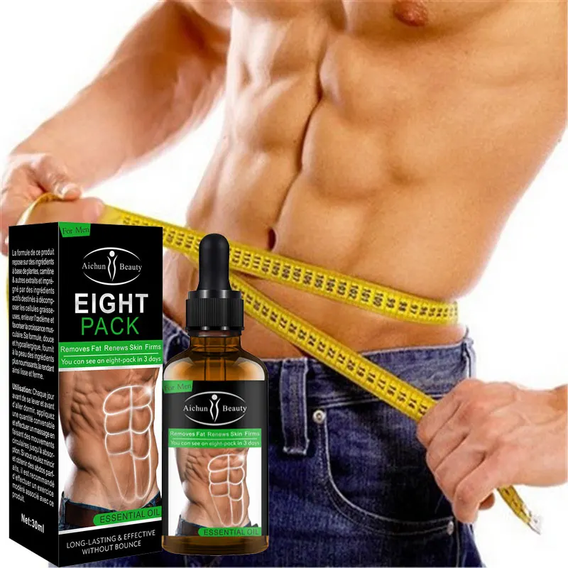 

Eight Pack For Stronger Muscle Essential Oil Waist Torso Smooth Lines Press Fitness Belly Burning Muscle Fat Remove Weight Loss