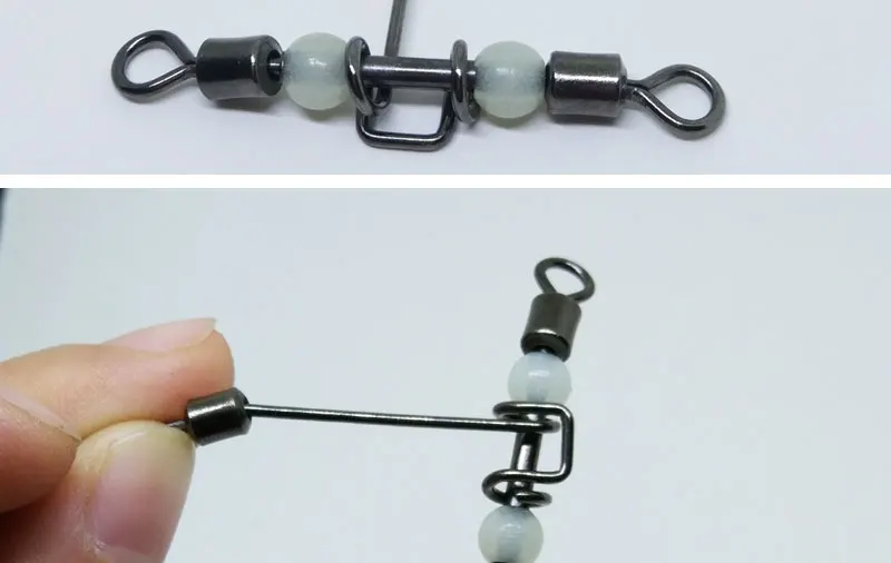 Luminosa em Forma de t -linha de Rolamento Equipamento de Pesca Infof Gira Pesca Swivel Gancho 10-1 0 Cruz Giratório Carpa 500 - 1000-peças 3-way 4 Esporte e Lazer