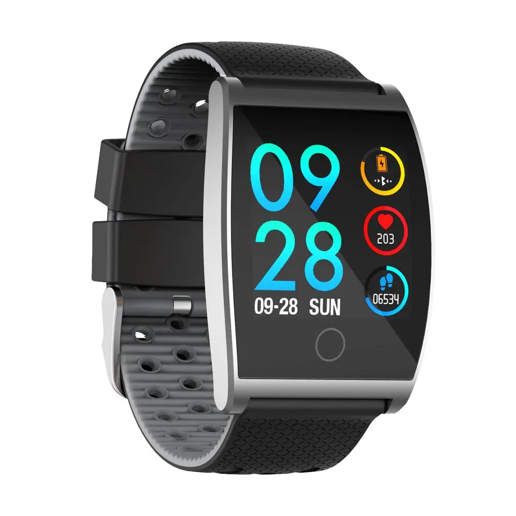 

QS05 Big Touch Screen Waterproof Smart Wristband Fitness Bracelet Heart Rate Message Sports Bracelet Smartband For Dropshipping
