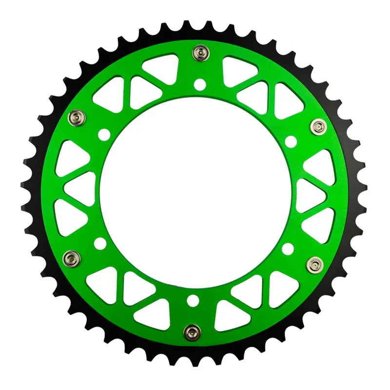 Мотоцикл Запчасти Сталь алюминиевые композитные 47 т Задняя звездочка для Kawasaki klx250s klx250 KLX 250 s 2006-07 2009-13 Fit 520 Сеть