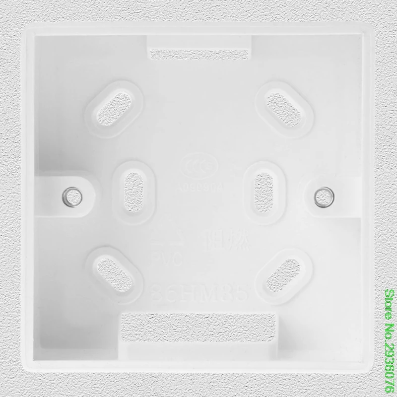 New Arrive 86*86mm Wall Mounted Junction Box for Thermostat Temperature Controller Box Case Support