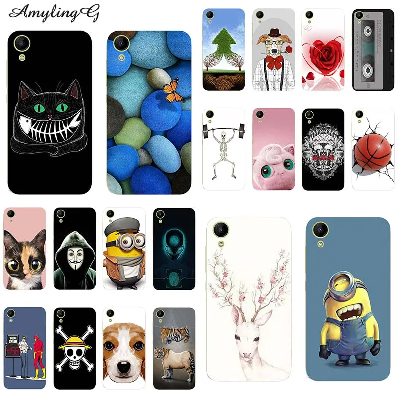 Модные чехлы для телефона с принтом чехол Wiko Sunny 2 Sunny2 мягкие из ТПУ животных Coque