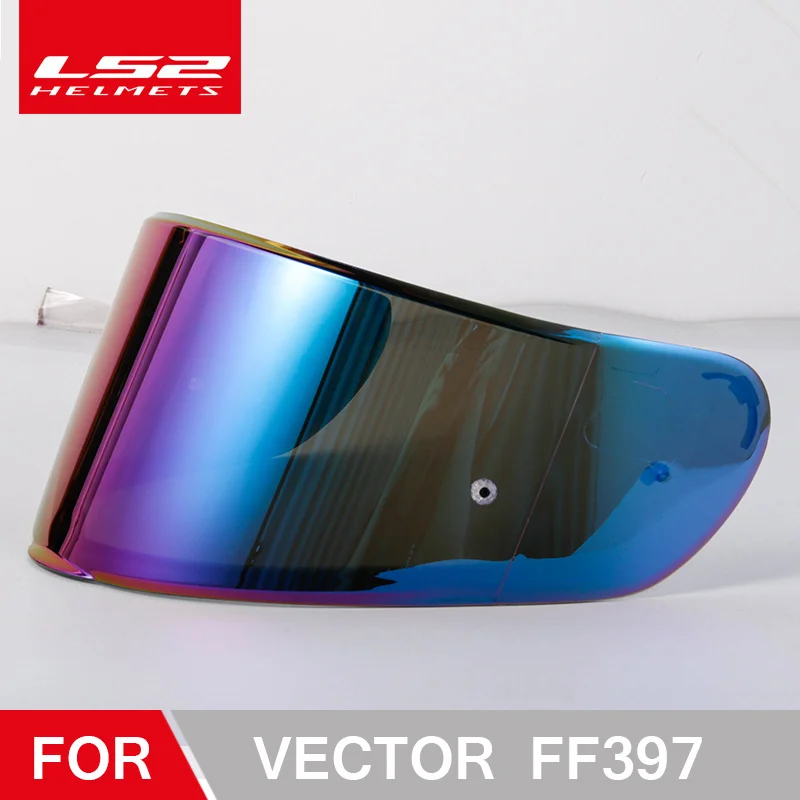 LS2 FF397 мотоциклетный шлем ясный темный дым разноцветный серебристый козырек vizard только для LS2 VECTOR модельные Объективы - Цвет: FF397 multicolour
