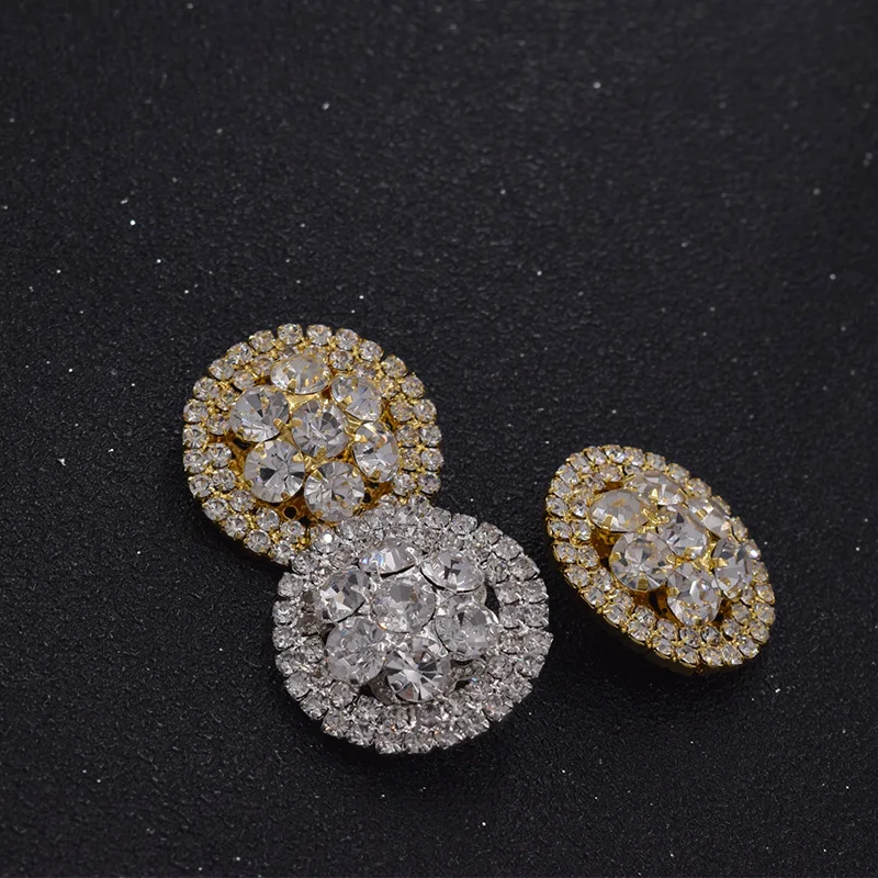 Rhinestone clothings buttons (7)