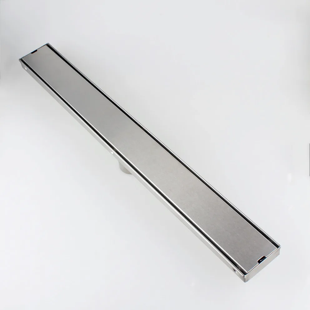 60CM SUS 304 stainless steel sheet is inserted straight floor shower drain large flow shower channel