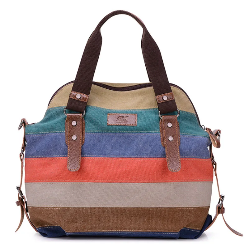 Женская брендовая сумка с замком, Брезентовая, повседневная, Ретро стиль, сумка через плечо, для колледжа, диагональная, объемная, сумки, хит, Цветная Мозаика, 988 - Цвет: 2