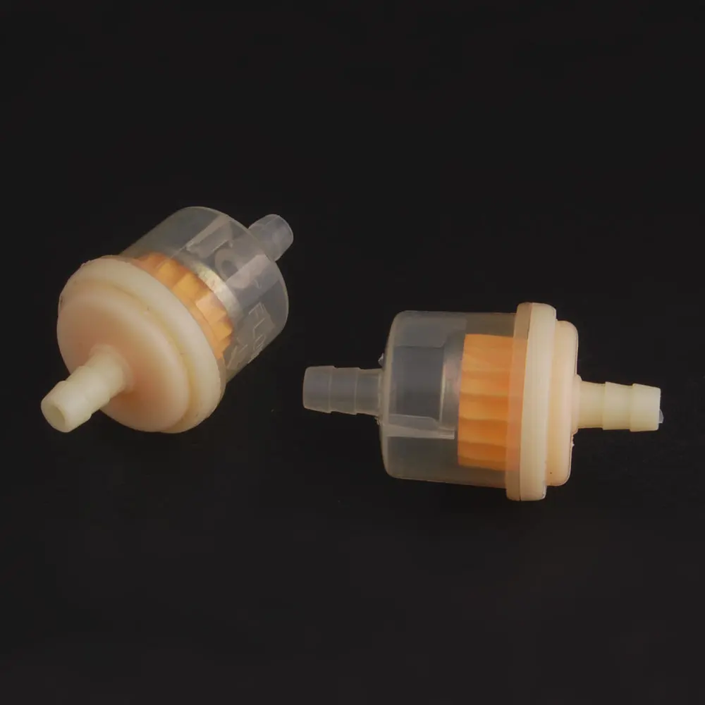 4 Feet 1//4 6mm Clear Motorcycle Fuel Line /& 2 Clear Filters Set