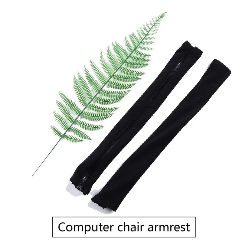 

2pcs Spandex Elastic Stretch Computer Office Chair Armrest Cover Lid Anti-slip Arm Rest Cover Stretchable Case Armchair Covers