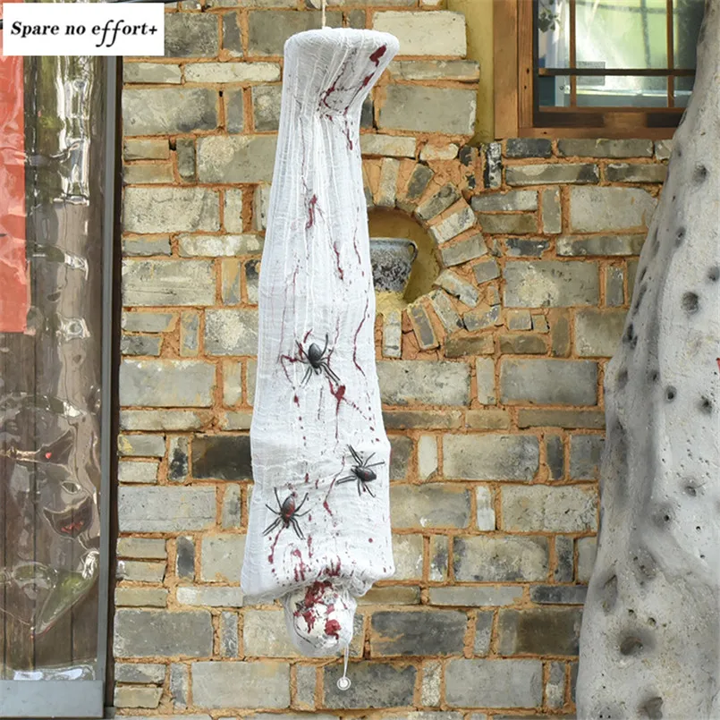 

Halloween Decoration Horror Ghost Ornaments Haunted House Escape Decor Creepy Props Voice Control Electric Ghost Doll Scary Prop
