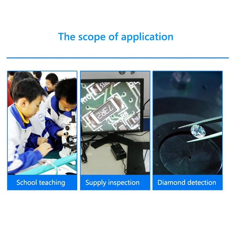 500X USB Microscope Digital Video Microscope HD Electronic Portable 8 LED Adjustable Microscope for PCB Mobile Phone Repair (10)