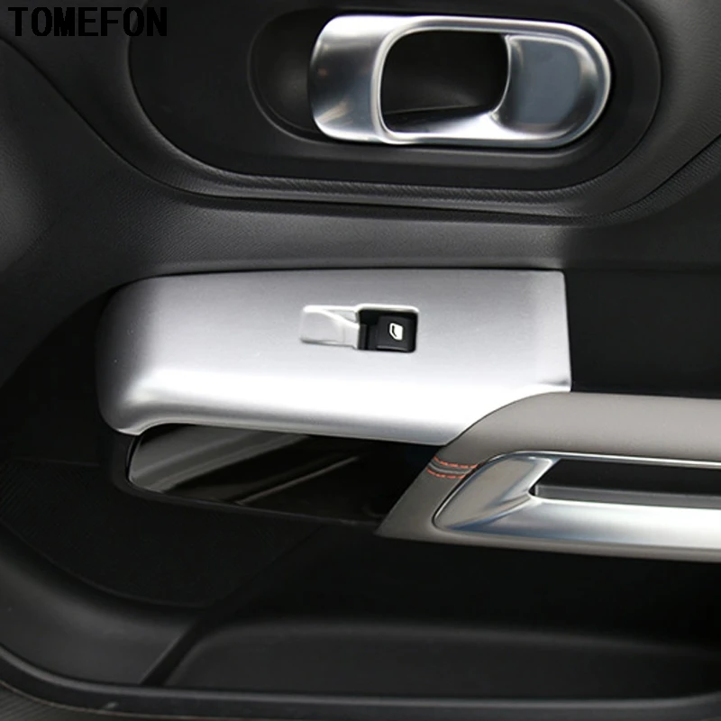 TOMEFON для Citroen Aircross C5 SUV хэтчбек ABS хромированные кнопки внутренней двери