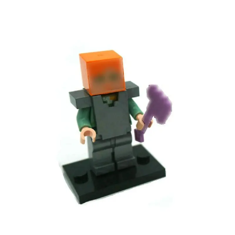 HOT Sale LegoINGly Minecrafted Action Figures Steve Witch Zombie Skeleton Bricks Compatible For Legoingly Building Blocks Model