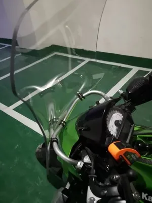 Мотоцикл лобовое стекло для Kawasaki ER-6N ER6N черный дым продукт