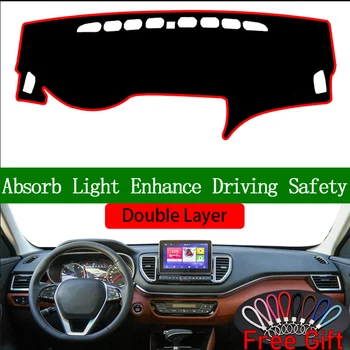 

Double Layer Car Stickers For besturn SENIA R9 2018 Dashboard Cover Car Accessories Interior Anti-UV Car Decals