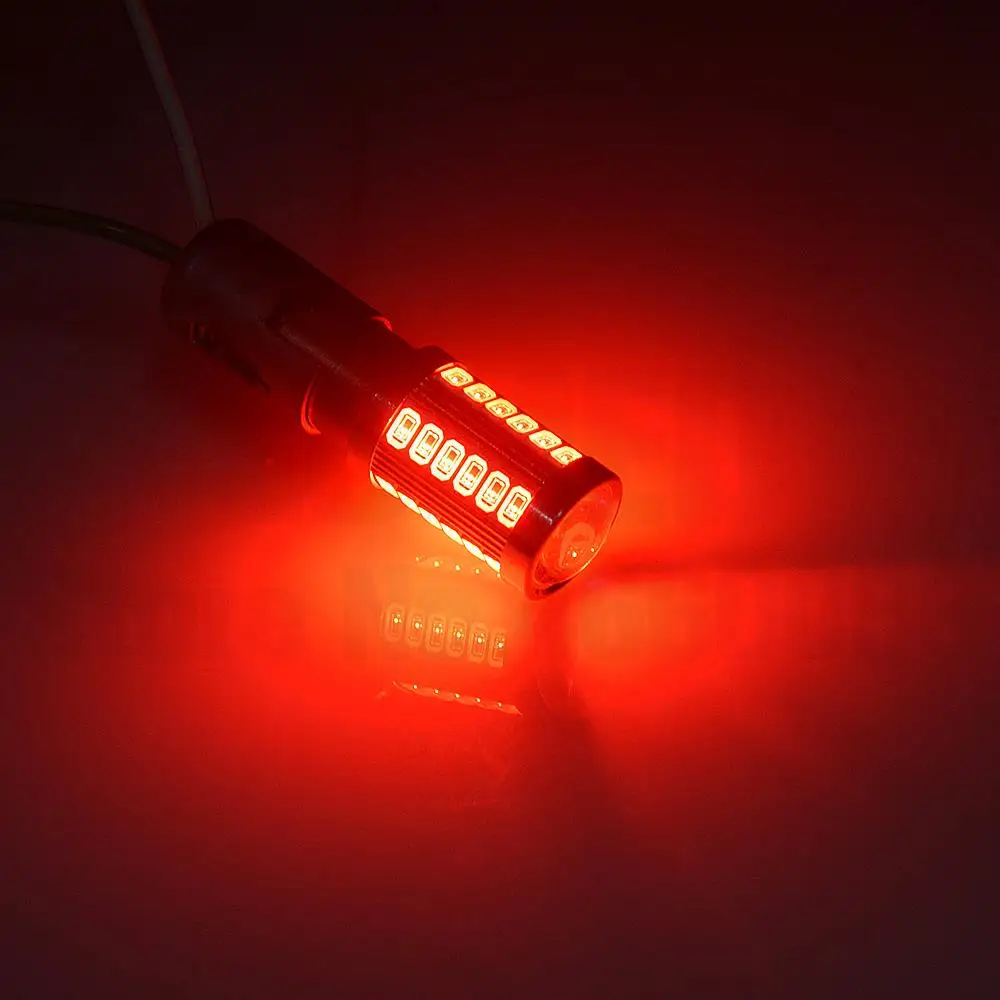 100x P21W светодиодный 1156 T20 W21/5 Вт P21/5 Вт 7443 W21W 7440 Bay15d 3156 3157 33 5630 Автомобильный светодиодный лампы Авто дневные ходовые огни обратного светильник