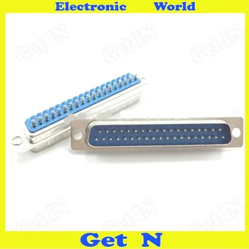 

200pcs 37 Pin DP37P Serial Male Socket Folder Type Copper Connector High-quality 2 Rows DB37 Male Socket
