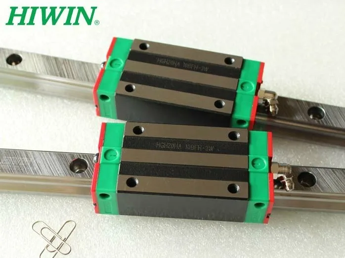2шт оригинальная линейная направляющая HIWIN HGR25-1500 мм рельс+ 4 шт. HGH25CA узкая каретка блок подшипники cnc часть
