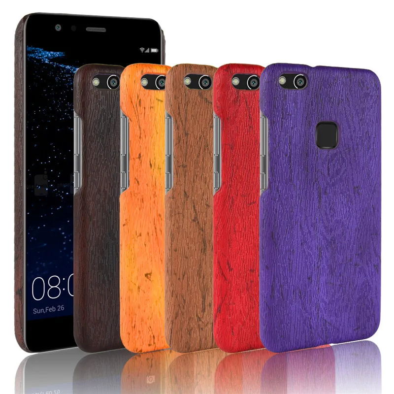 

Huawei P 10 Lite G10 Case Wood Pattern Hard PC+PU Leather Back Cover Hard Case for Huawei P10 Lite P10Lite G10 WAS-LX1