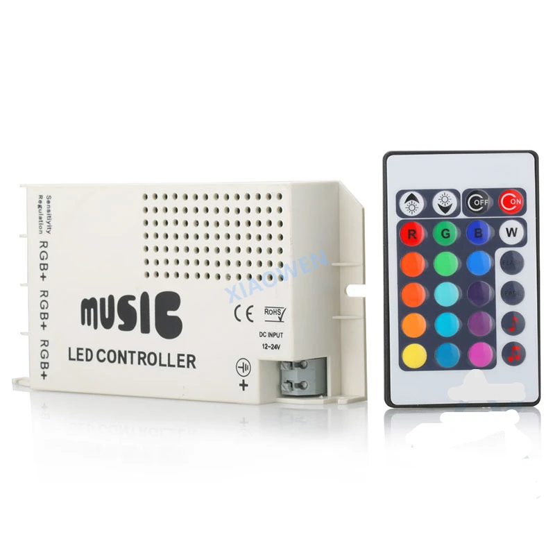 12-24V-24-Keys-Wireless-IR-Remote-Control-LED-Music-Sound-Control-RGB-led-Controller-Dimmer_
