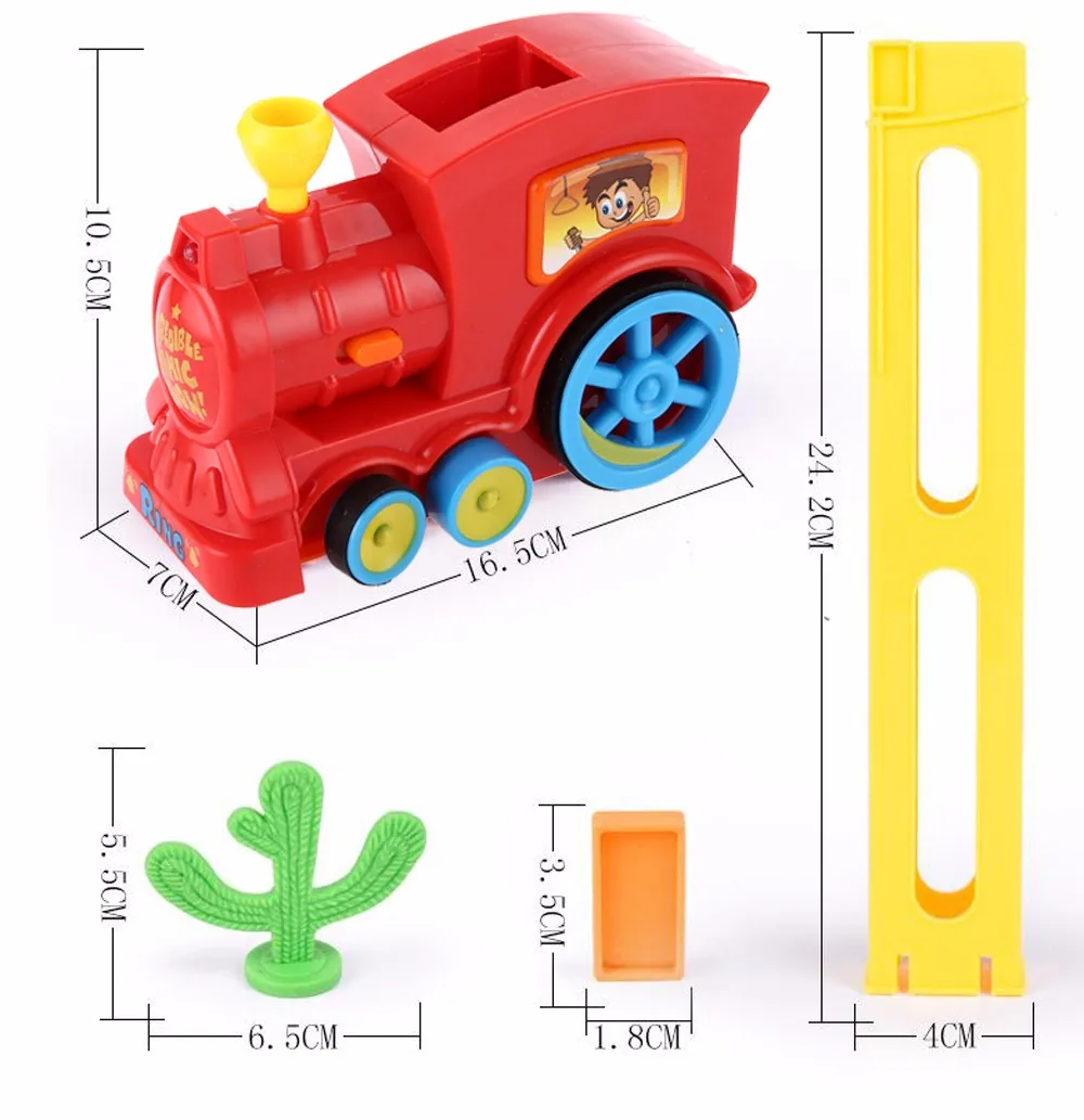 Классический набор игрушек-поезд домино ралли, пластиковые идеальные собранные игрушки, развивающие игрушки, подарок на день рождения, Рождество, светильник со звуком