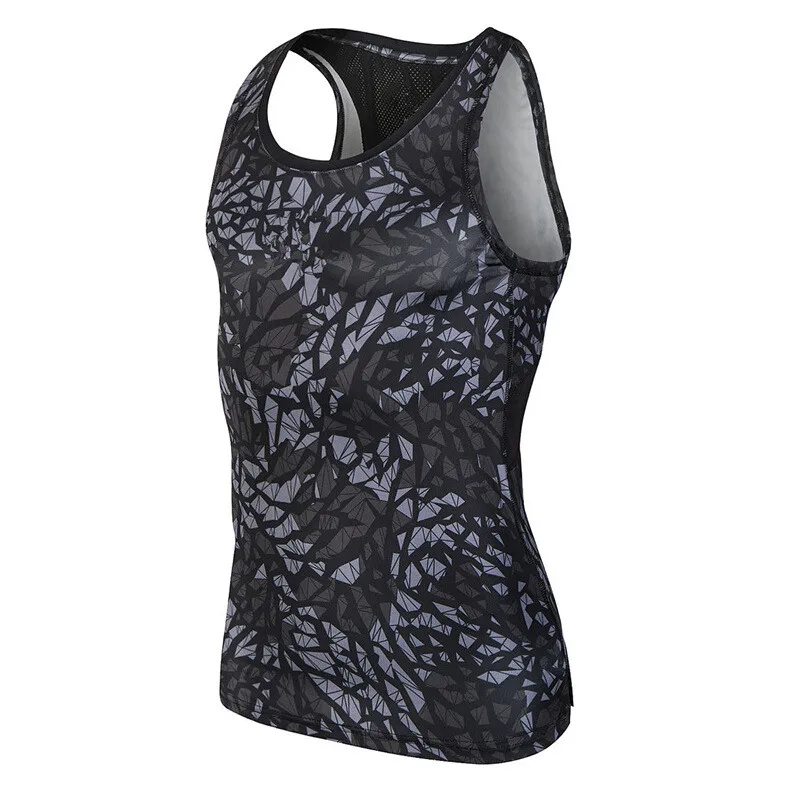 

Fitness Tank Tops Compression Clothing Quick Dry Tees Sleeveless Bodybuilding Slim Fit Tanks Stringer Tanktop Workout Jerseys
