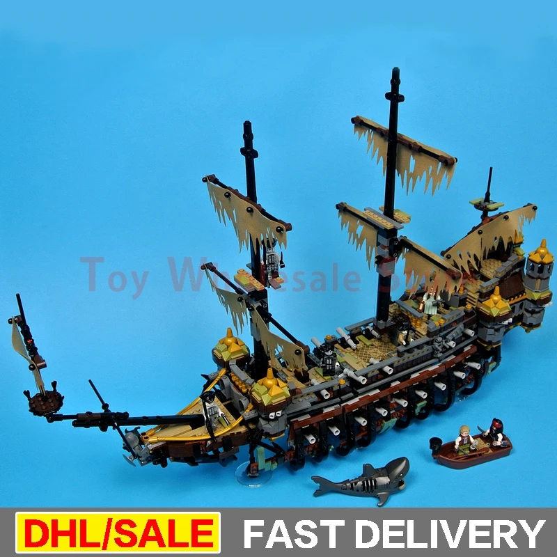 

Lepin 16042 2344Pcs Pirate Ship Kits The Slient Mary Set Children Educational Building Blocks Bricks Toys Model Gift Clone 71042