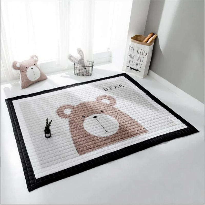 

Nordic Style Home Floor Kid Carpets For Living Room Bedroom Kid Room Rug Delicate Soft Large Carpet Area Rugs Floor Door Mat