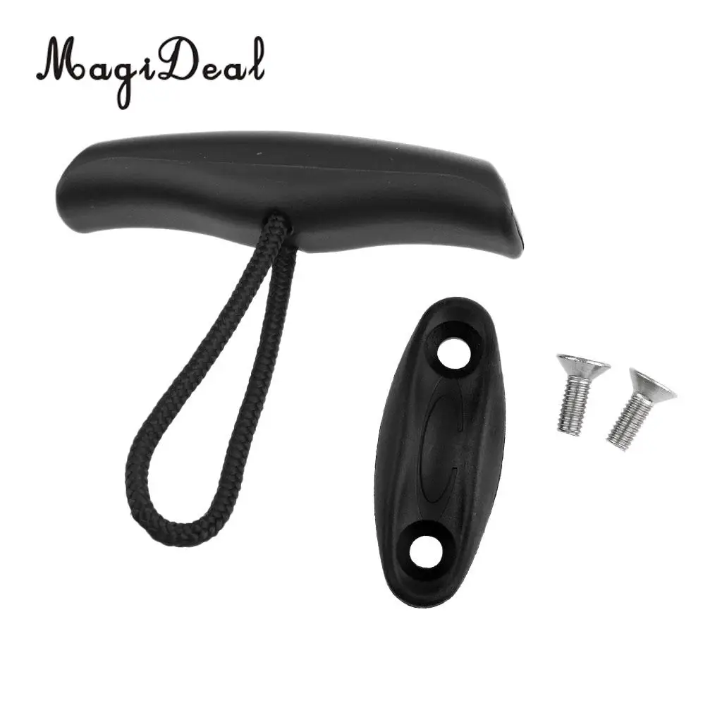 MagiDeal 10cm Durable Nylon Universal Canoe Kayak Inflatable Boat Toggle Carry Handle Pull Handle Grip w/ Cord Rope Replacement