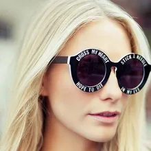 Новые модные брендовые дизайнерские забавные большие круглые солнцезащитные очки унисекс крест мое сердце солнцезащитные очки голландский дом панк солнцезащитные очки