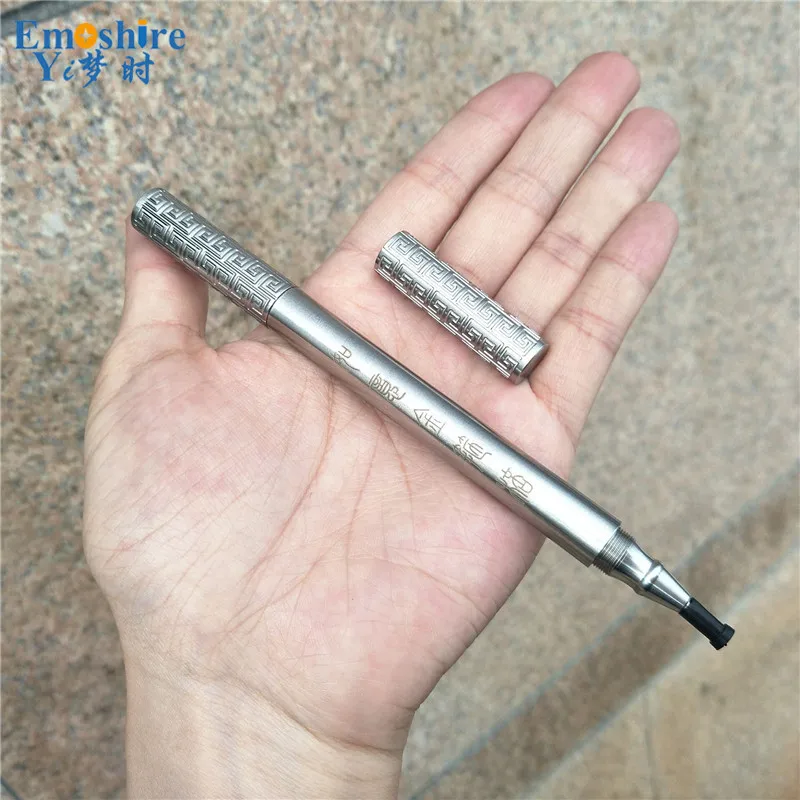 Emoshire Ballpoint Pen Gold Hoop Stick Pen Handmade Stainless Steel Gel Ink Pen High-grade Gift Metal Signature Pen Original Design (13)