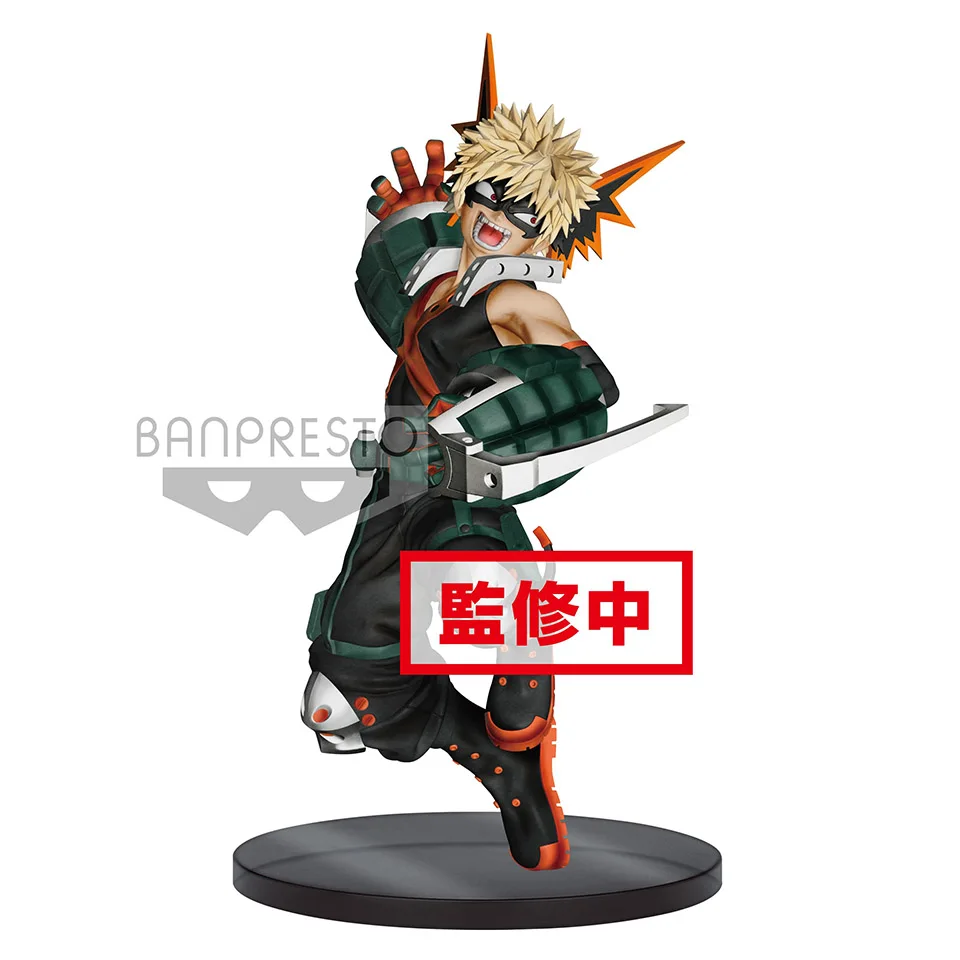 Tronzo Banpresto фигурка мой герой Academy Midoriya izku Bakugou Katsuki Todoroki Shoto ПВХ фигурка модель игрушки - Цвет: Bakugou Katsuki