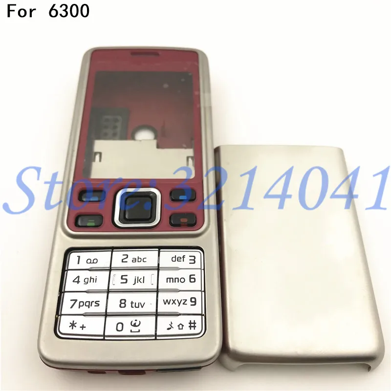 

Original New Housing Case For Nokia 6300 Full Complete Mobile Phone Housing Battery Cover Door Frame With English Keyboard