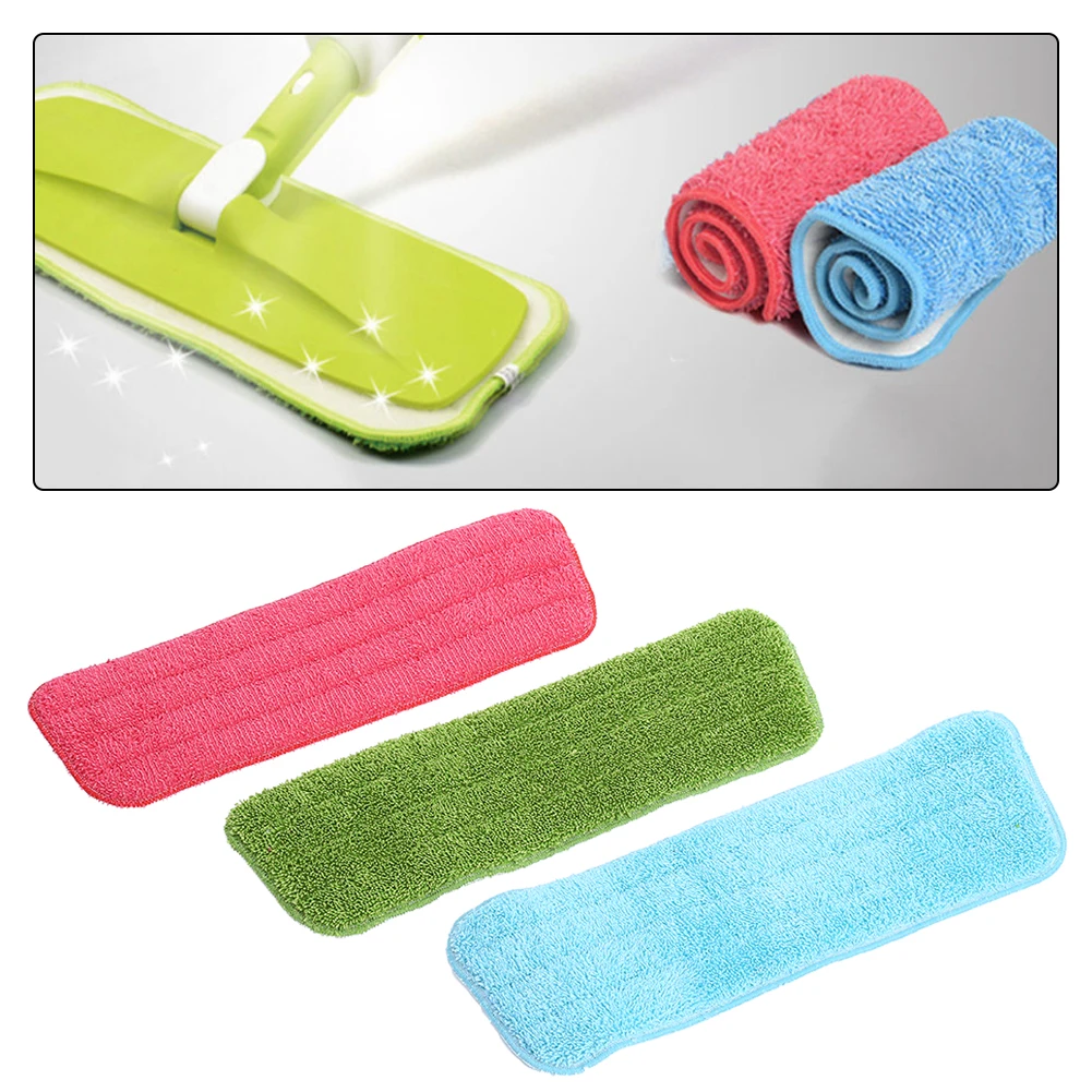 Microfiber Pad for Spray Mop Household Cleaning Floor Reusable Microfiber Mop Refill Scrub Dust