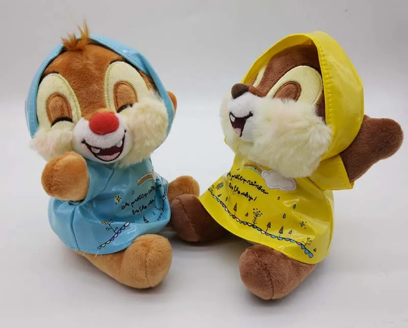 Chipmunk Chip 'n Dale дождливый плащ день Плюшевый набор маленький 7"