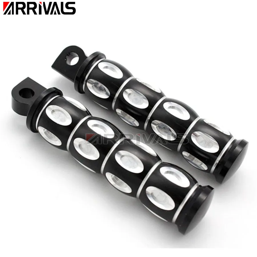 Motorcycle Diamond Foot Pegs For Harley Dyna Chopper Bobber Cruiser