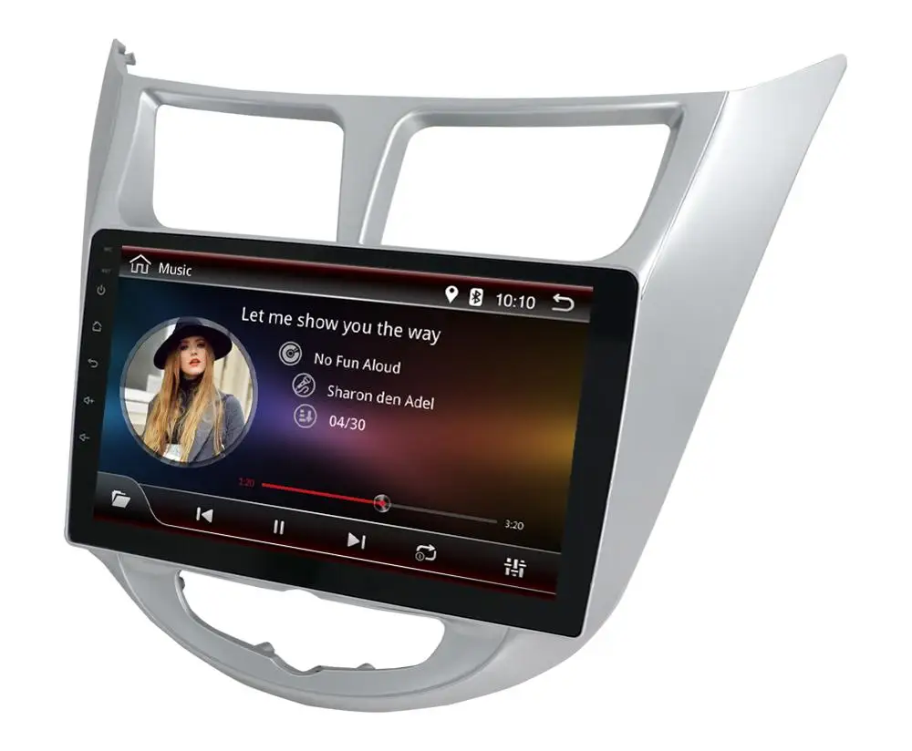 Best 4G RAM Car Radio Multimedia 2 din android 9.0 Video Player Navigation GPS For Solaris For Hyundai Accent Verna Sedan with Camera 3