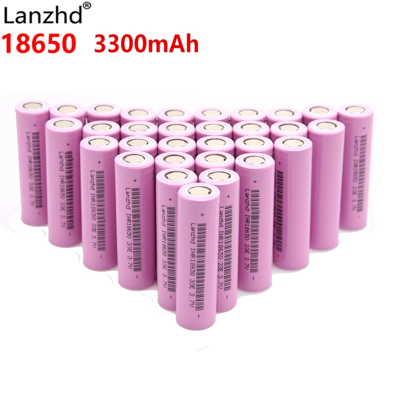 Для samsung 18650 батареи 3300 mah INR18650 3,7 V аккумуляторы литий-ионные 18650 30a большой ток 18650VTC7