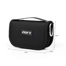 Leo Рыболовная Сумка Оксфорд ткань с Eva лайнер приманка рыболовные снасти аксессуары сумка для хранения рыболовные лески приманки Спиннер рыболовный крючок