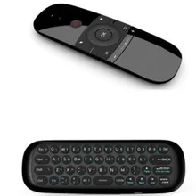 W1 Air mouse мини пульт дистанционного управления перезаряжаемая беспроводная клавиатура 2,4 ГГц умный дом для Windows Android tv Box PC Английский Русский