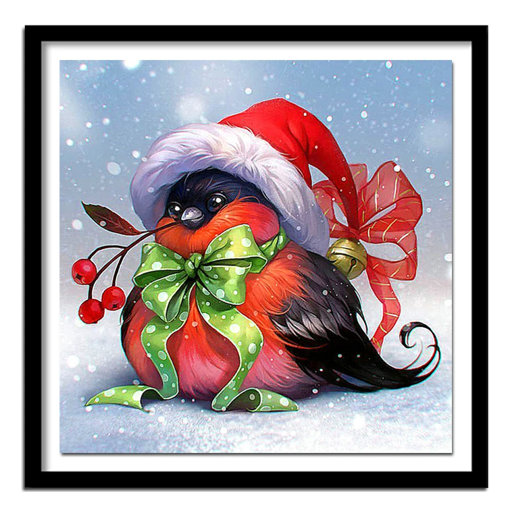 

Bird Diamond Embroidery Needlework Christmas Gift Full Square Resin Diamond Painting Cartoon Kits Wall Decor