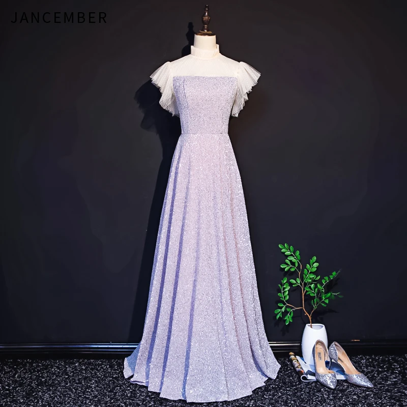 2019 последняя легкими роскошными JANCEMBER Платья для подружек невесты эффект высокой