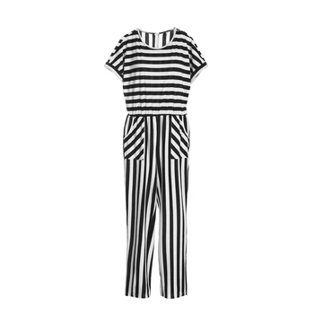 

Women Summer Clubwear Playsuit Bodysuit Party Jumpsuit Romper Long Trousers Striped