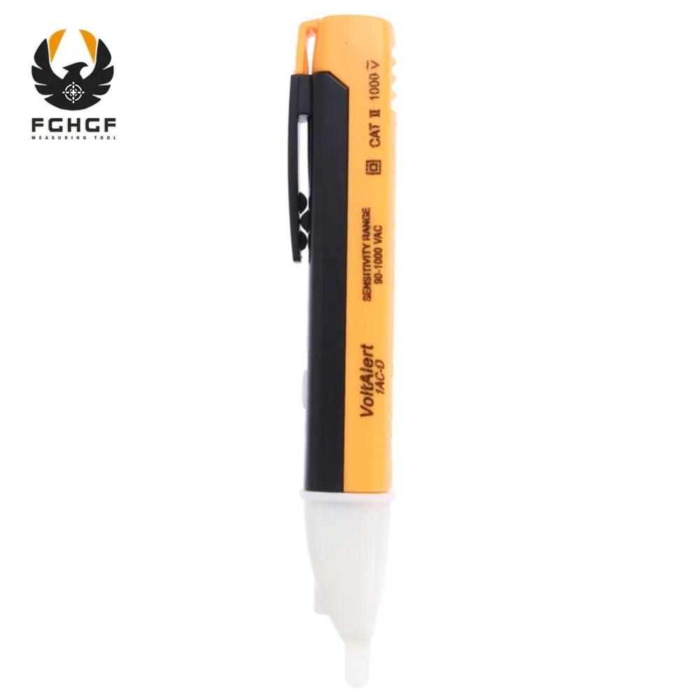 

Socket Wall Power Outlet Voltage Detector Sensor Tester 90-1000V Electric Test Pen Voltage LED Light Indicator Volt Pen