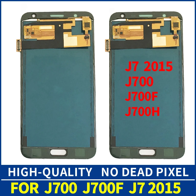 10 шт./лот J700F ЖК-дисплей для Samsung Galaxy J7 2015 J700 J700H J700M SM-J700F сенсорный экран дигитайзер